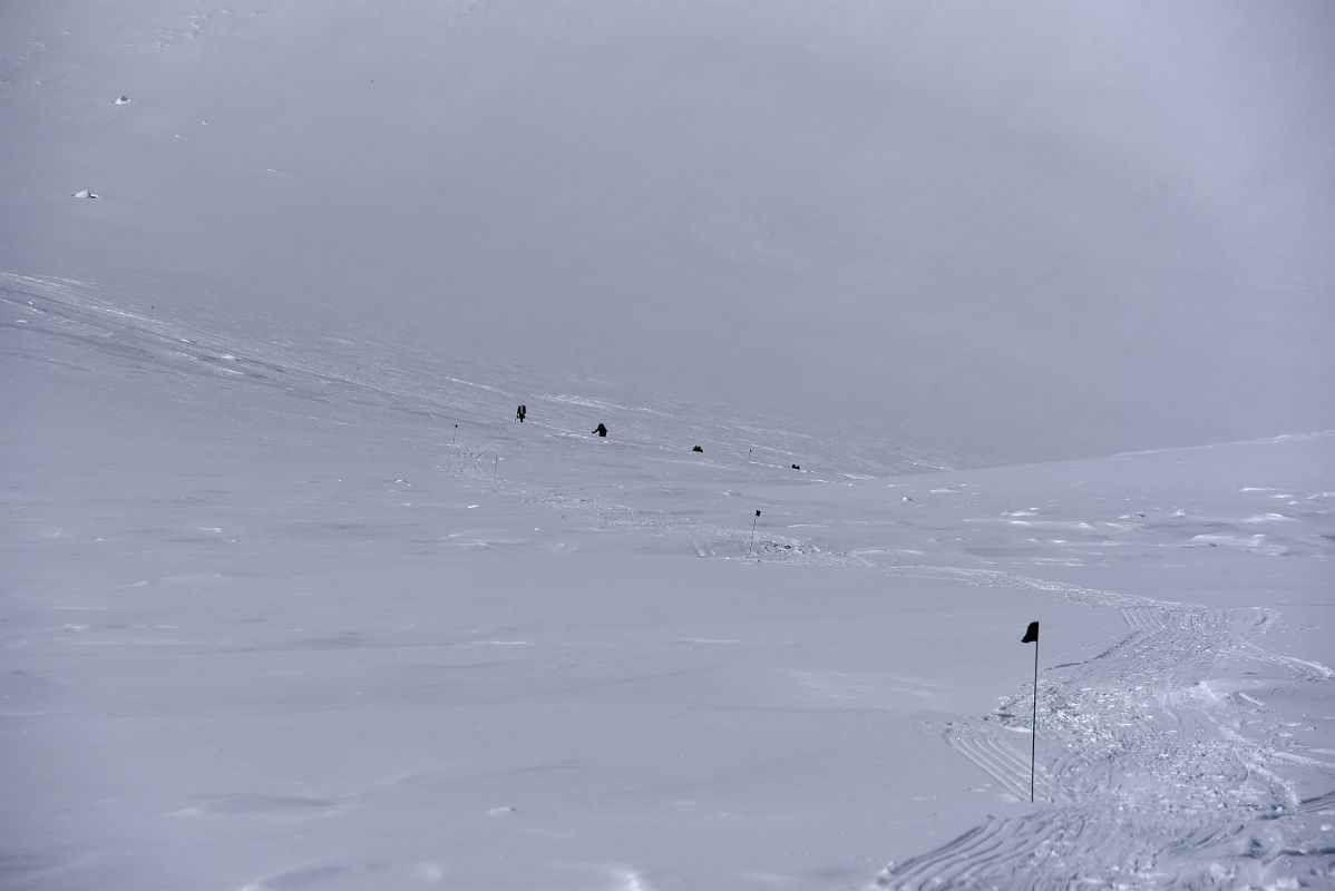 06B Getting A Little Steeper On The Climb From Mount Vinson Base Camp To Low Camp